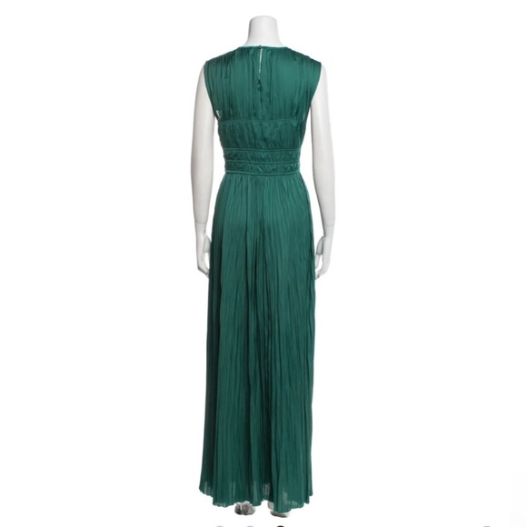 ULLA JOHNSON DELI PLEADED EMERALD GOWN SIZE 2 - Picture 10 of 12